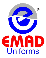EMAD Uniforms logo on a white background